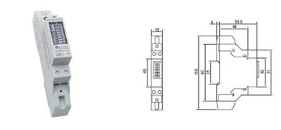 DDS5198D--导轨式电能表