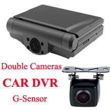 两路SD卡录像机2路行车记录仪分离式DVR