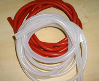 供应高品质半透明硅胶套管 铁红色硅胶套管