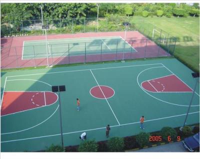 山东篮球场施工