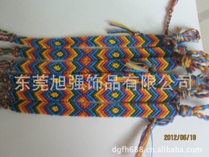 东莞厂家供应出口欧美的彩色编织手链