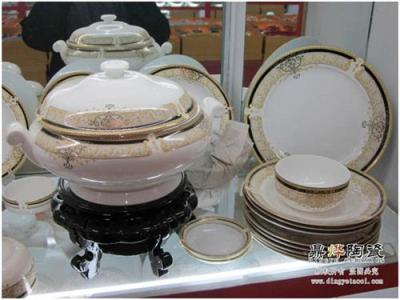 景德镇陶瓷器餐具厂家批发56件套骨质瓷餐具