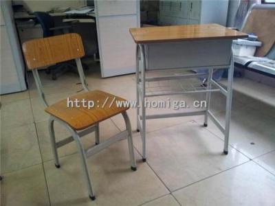 钢木学生课桌椅 广东课桌椅工厂价格批发