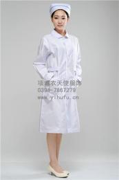 护士服 长袖 冬装 白色娃娃领护士服