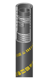 IVG 耐火游艇燃油排吸橡胶管 口径50*63mm
