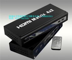 奋劲1.4豪华高品质HDMI2进8出音视频矩阵