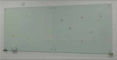高温烤漆玻璃白板 广州市玻璃白板