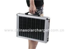 10w超薄便携手提太阳能发电系统