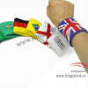 世界各国国旗护腕 提花护腕 织标印刷护腕