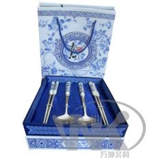 青花餐具禮品/高檔商務(wù)禮品套裝