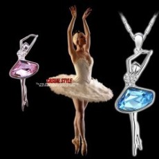 可爱芭蕾舞女孩 奥地利水晶项链 跳动的青春