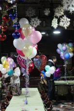 年会氦气球布置 气球墙制作 气球花