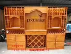 实木红酒架生产 木制葡萄酒架制作