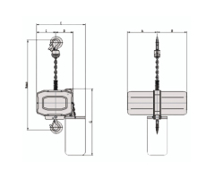 倒掛環鏈電動葫蘆 進口環鏈電動葫蘆